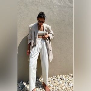 Na Nin LENA RAW SILK PANT
